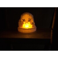 Christmas Winter Forest Diorama Tealight