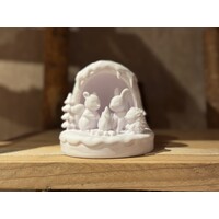 Christmas Winter Forest Diorama Tealight