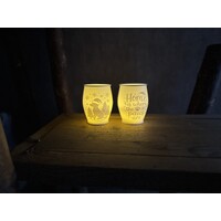 Christmas Tea Light Lamp Home Dog Pos.