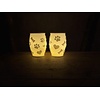 Christmas Tea Light Lamp Paws, Hearts & Bones Pos.