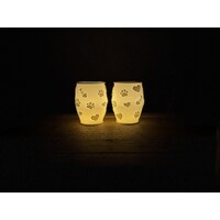 Christmas Tea Light Lamp Paws, Hearts & Fish Pos.