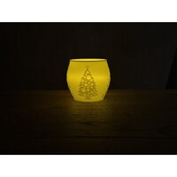 Christmas Tea Light Lamp Trees Pos.