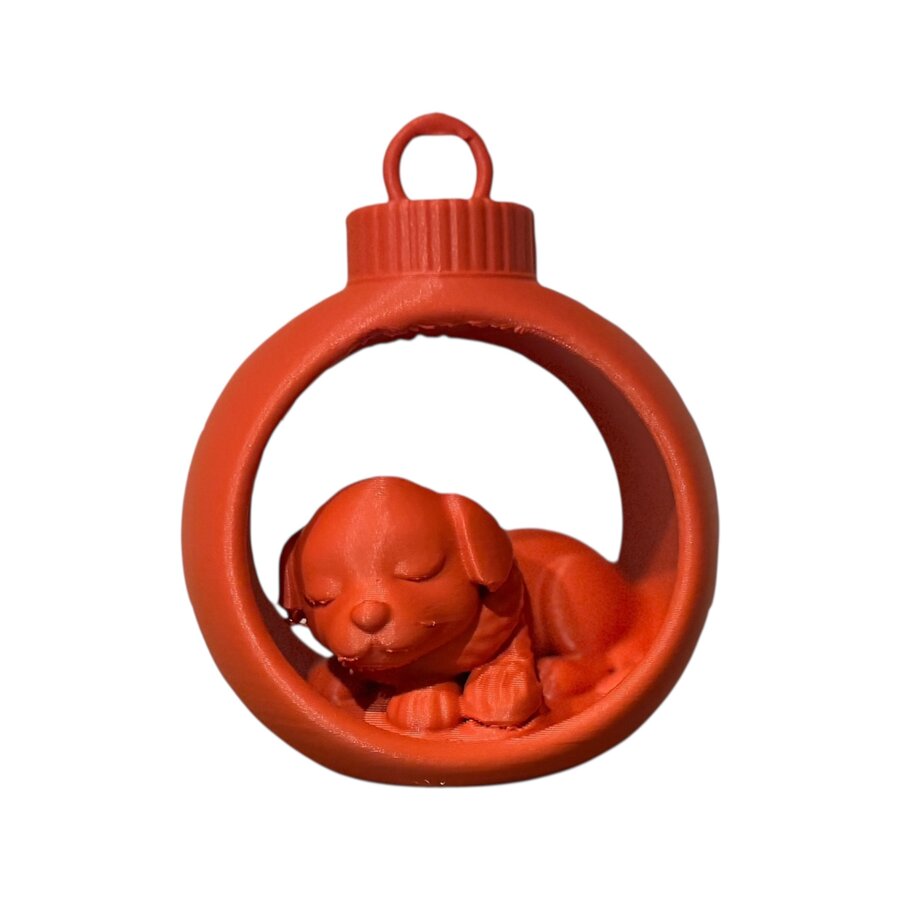 Christmas Slumber Dog in Ornament Assorti