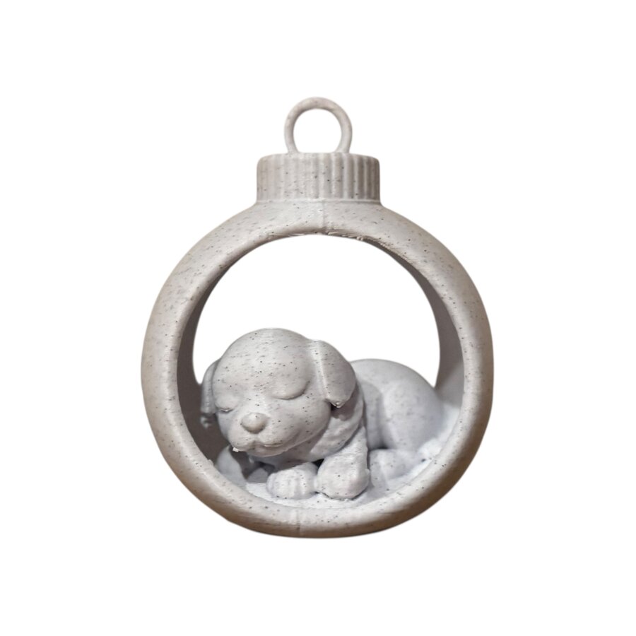 Christmas Slumber Dog in Ornament Assorti