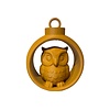Christmas Winter Owl in Ornament Assorti