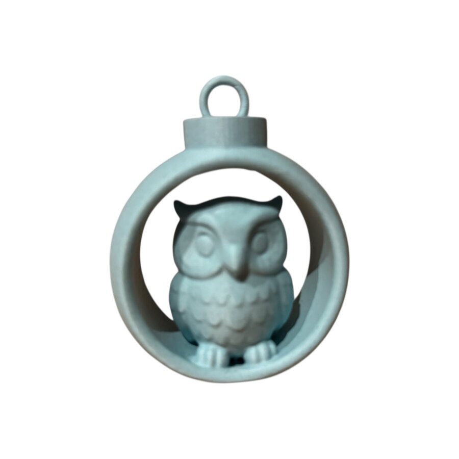 Christmas Winter Owl in Ornament Assorti