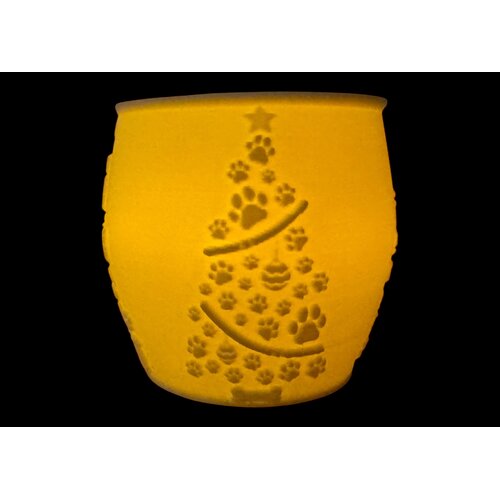 Christmas Tea Light Lamp Trees Pos.