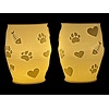 Christmas Tea Light Lamp Paws, Hearts & Fish Pos.