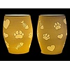 Christmas Tea Light Lamp Paws, Hearts & Fish Neg.