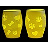 Christmas Tea Light Lamp Paws, Hearts & Bones Neg.