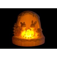 Christmas Winter Forest Diorama Tealight