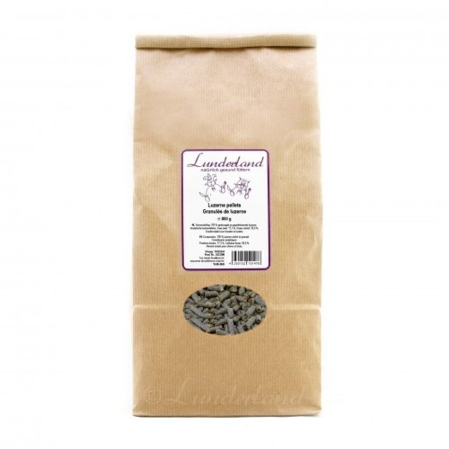 Luzerne pellets 800 gram