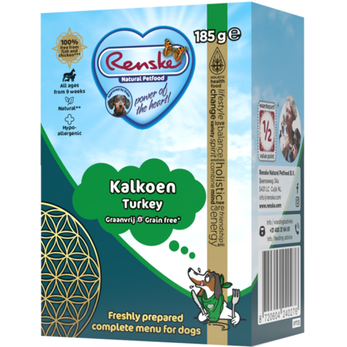 Renske Hond Tetra Kalkoen (graanvrij) 185 gram
