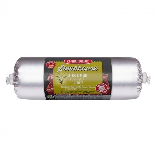 Fleischeslust Steakhouse Sausage Pure Goat 500 gram