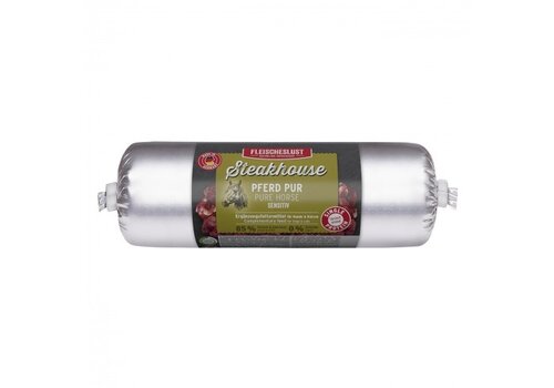 Fleischeslust Steakhouse Sausage Pure Horse 500 gram