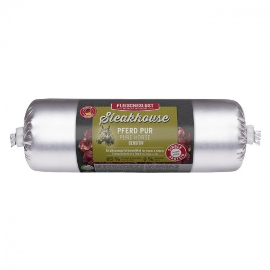 Steakhouse Sausage Pure Horse 500 gram