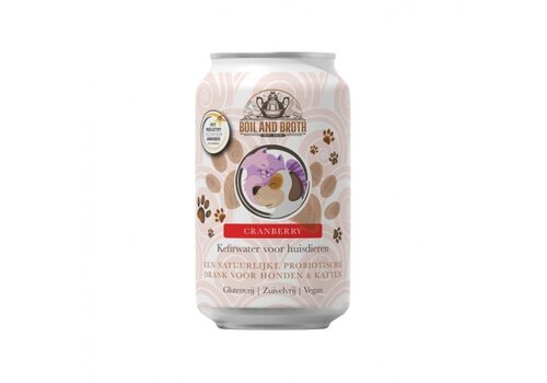 Boil & Broth Waterkefir Cranberry 330 ml
