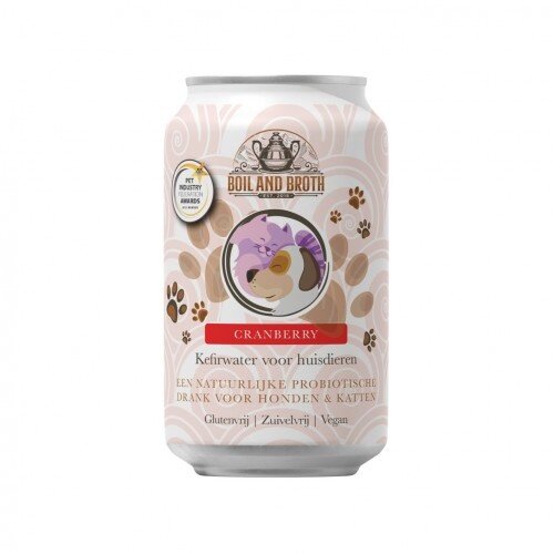 Boil & Broth Waterkefir Cranberry 330 ml