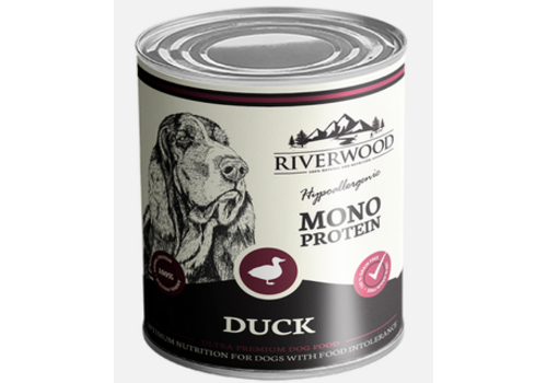 Riverwood Blikvoer Monoproteine Eend 400 gram