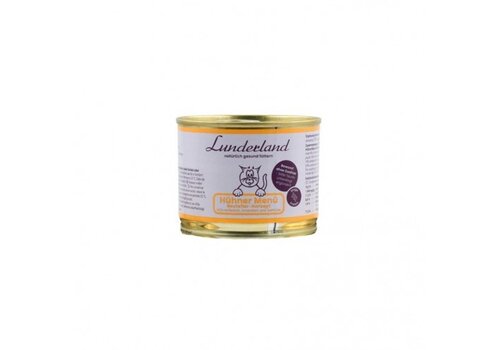 Lunderland Blik Kat Menu Kip 200 gram