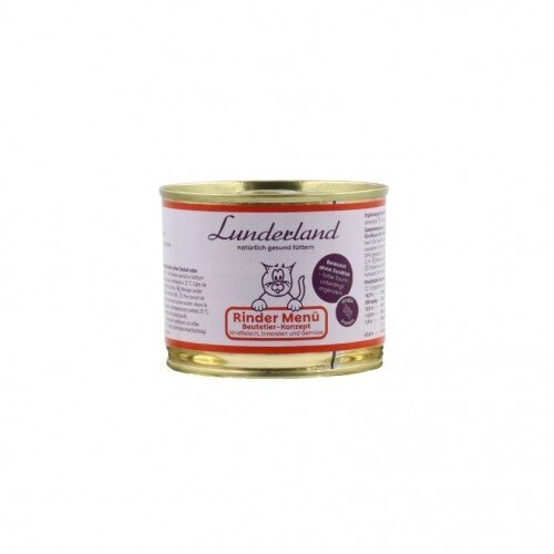 Lunderland Blik Kat Menu Rund 200 gram