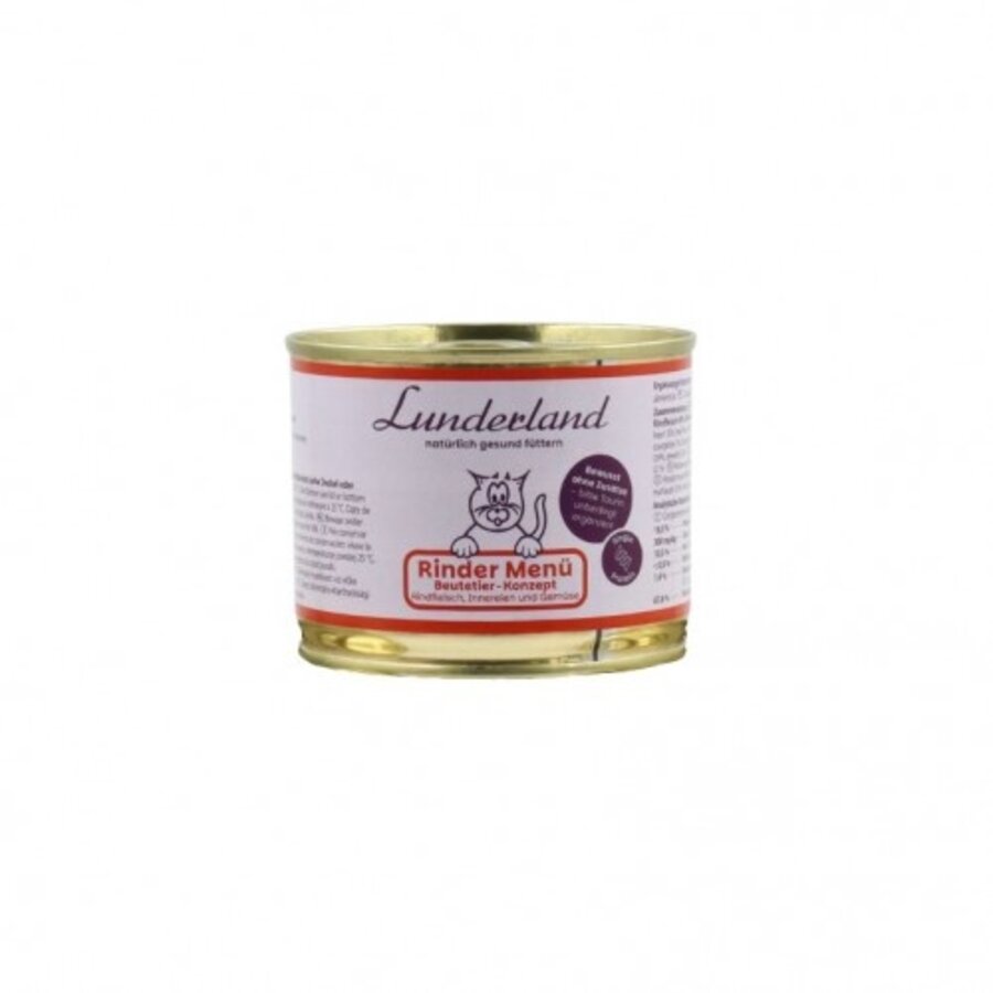 Blik Kat Menu Rund 200 gram