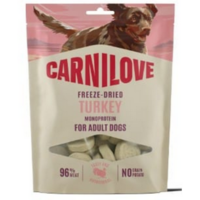 Hond Freeze Dried Snacks Kalkoen 60 gram