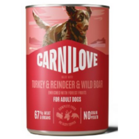 Hond Blikvoer Kalkoen, Rendier & Wild Zwijn 400 gram