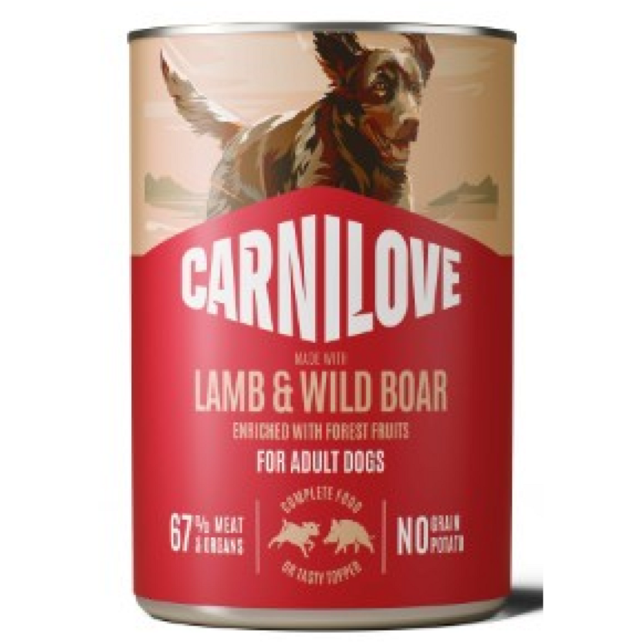 Hond Blikvoer Lam & Everzwijn 400 gram