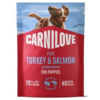 Pup Pouch Kalkoen & Zalm Bosbes 300 gram