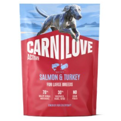 Carnilove Hond Zalm & Kalkoen Adult Large Breed 1,5 KG