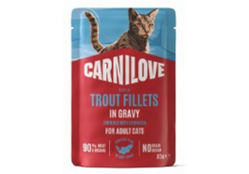 Carnilove Kat Pouch Forel met Echinacea 85 gram