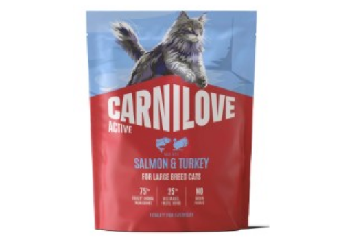Carnilove Kat Zalm & Kalkoen Adult Large Breed
