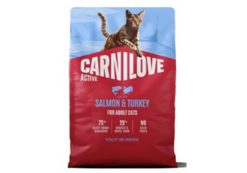 Carnilove Kat Zalm en Kalkoen Adult All Breeds