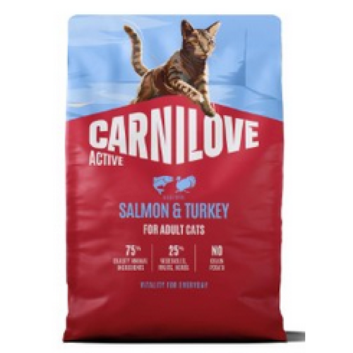 Carnilove Kat Zalm en Kalkoen Adult All Breeds