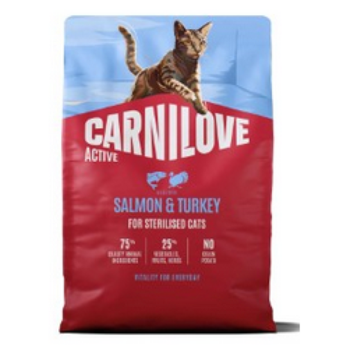 Carnilove Kat Zalm & Kalkoen Sterilised Adult