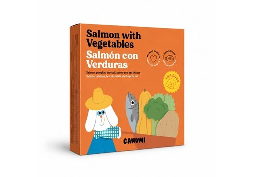 Canumi Zalm met groenten voor de hond 240 gram