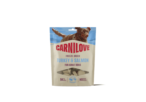 Carnilove Hond Freeze Dried Snacks Kalkoen & Zalm 60 gram