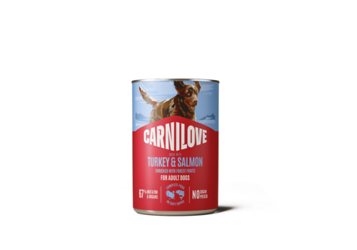 Carnilove Hond Blikvoer Kalkoen & Zalm 400 gram