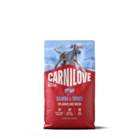 Hond Zalm & Kalkoen Junior Large Breed 4 KG