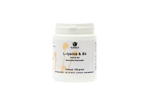De Groene Os L-Lysine & B6 100 gram