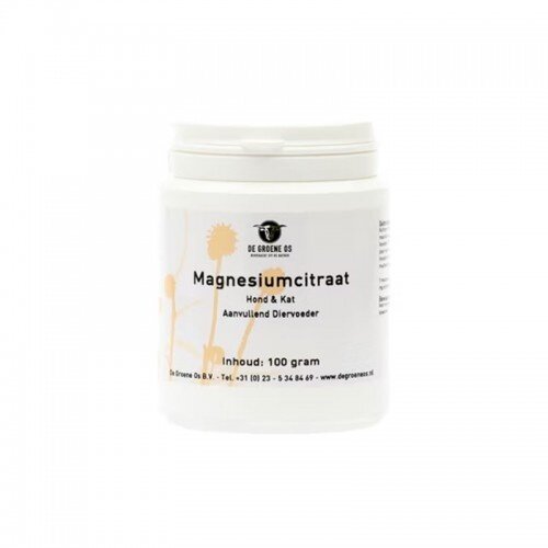 De Groene Os Magnesiumcitraat 100 gram