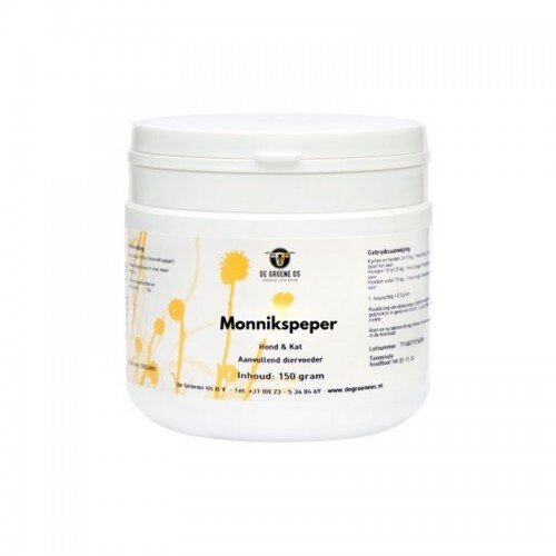 De Groene Os Monnikspeper 150 gram