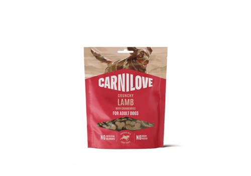 Carnilove Hond Crunchy Snack Lam met Cranberries 200 gram