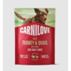 Hond Pouch Kalkoen & Kwartel met Gele Wortel 300 gram