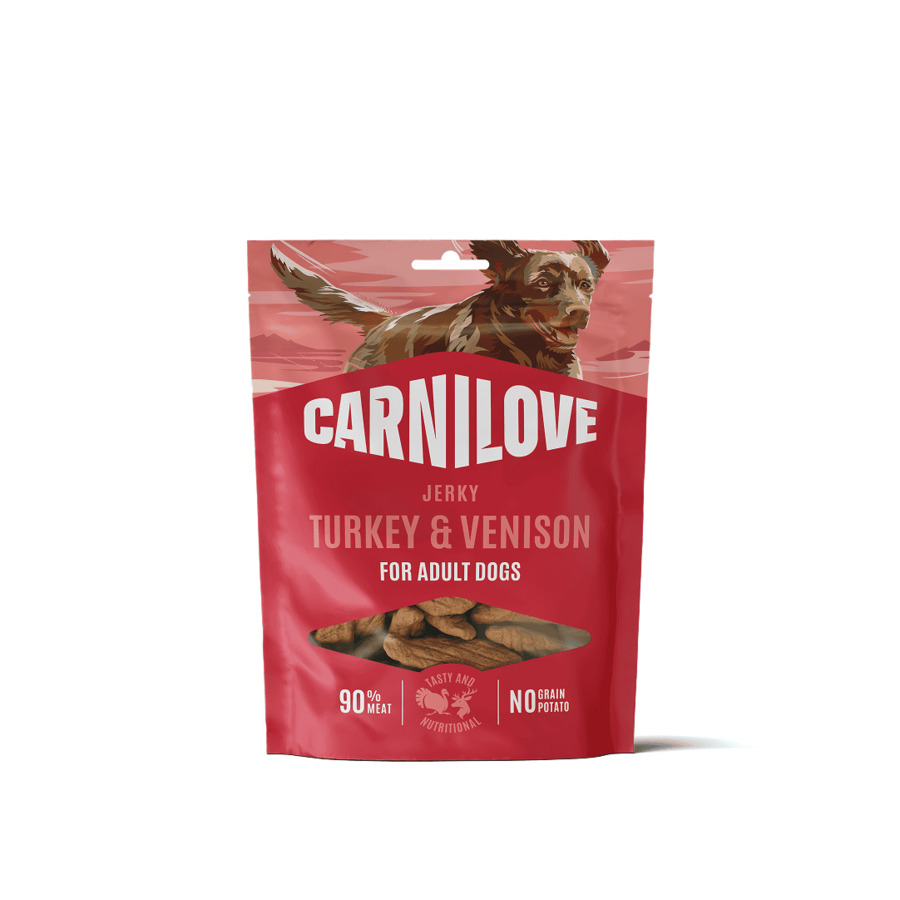 Hond Jerky Kalkoen & Hert 100 gram