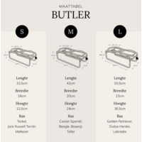 Butler Voerbakstandaard Beige (zonder voerbak) Hond