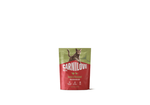 Carnilove Kat Eend & Fazant Sterilised Adult