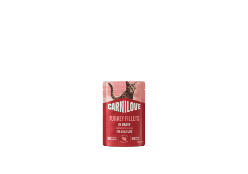 Carnilove Kat Pouch Kalkoen in jus 85 gram