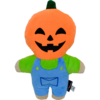 Halloween Knuffel Pompoen Monster met Pieper
